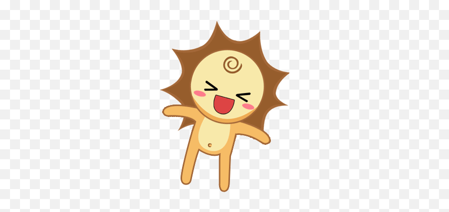 Cute Sun - Cartoon Emoji,Shrug Emoji Gif