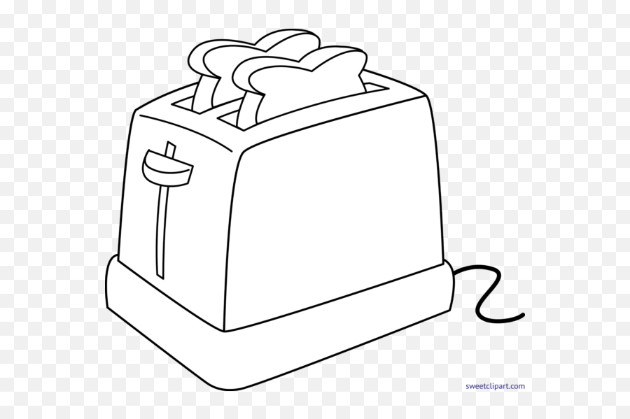 Toaster Clipart Black And White Toaster Black And White - Toaster Black And White Emoji,Toaster Emoji
