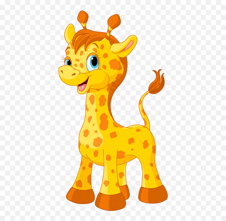 500 Clip Art - Zoo Jungle Animals Clipart Ideas Cute Giraffe Cartoon Png Emoji,Giraffe Emoji