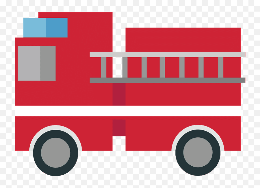 Fire Engine Emoji Clipart Free Download Transparent Png - Commercial Vehicle,Emoji Fire