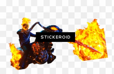 Download Ghost Rider Png Image With No - Ghost Rider Moto Png Emoji,Ghost Rider Emoji