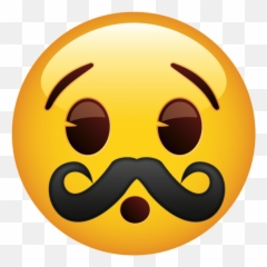 Emoji - Mustache Emoji Gif,Suprised Emoji