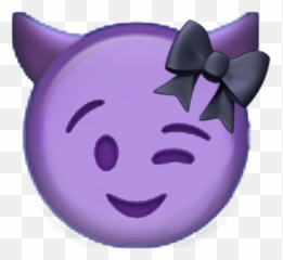 Iphoneemoji Emoji Emojis Devilemoji Dev - Smiley,Ribbon Emojis