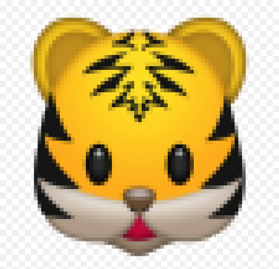 Emoji Tiger Pixels Appleemoji Animals - Tiger Emoji,Emoji Animals