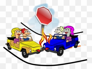 Crash Car Accident Stop Sign Car - Road Safety Slogans In Hindi Emoji,Car Crash Emoji