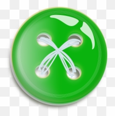 Free Sewing Needle Vectors - Transparent Shirt Button Png Emoji