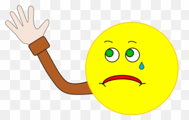 Waving Smiley - Portable Network Graphics Emoji,Crying Emoji