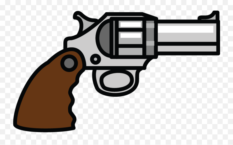Gun Clipart Simple - Gun Clipart Emoji,Glock Emoji