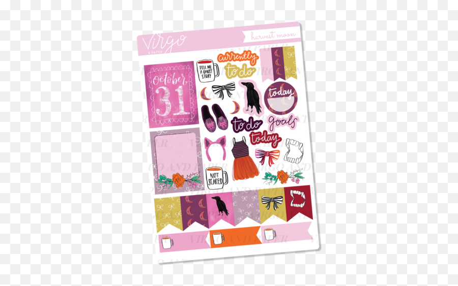 Sticker Sheet - Poster Emoji,Harvest Time Emoji