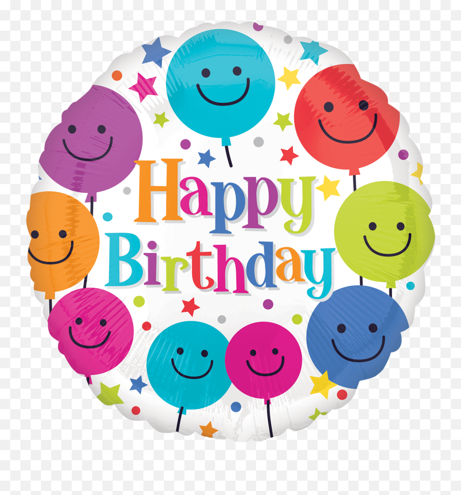 27934 - Smiley Med Happy Birthday Emoji,Happy Birthday Emoticon