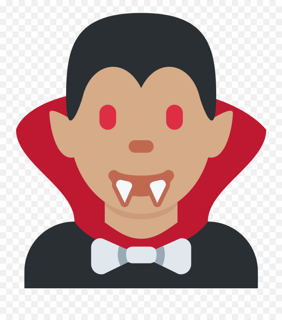 Twemoji2 1f9db - Goth Vampire Emoji,Bow Emoji