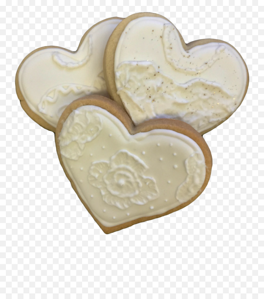 Wedding Heart Cookies - Heart Sugar Cookies Transparent Emoji,Heart Emoji Edits