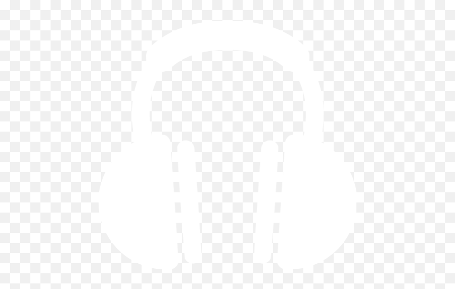 White Headphones Icon - Free White Headphones Icons White Headphone Logo Png Emoji,Headphone Emoticon