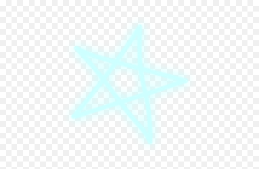 Star Blue Linesticker Neon Neonlight Outline - Star Emoji,Star Outline Emoji