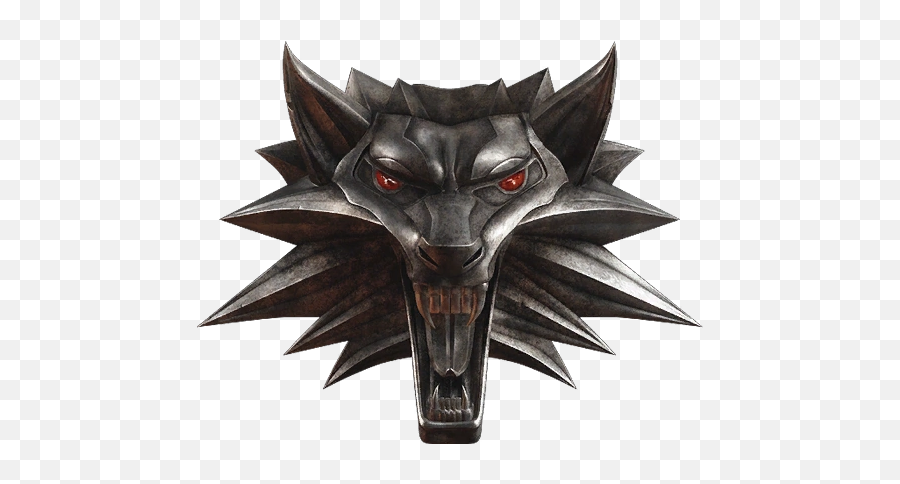 School Of The Wolf Witcher Wiki Fandom - Witcher Medallion Png Emoji,Wolf Emoji Png