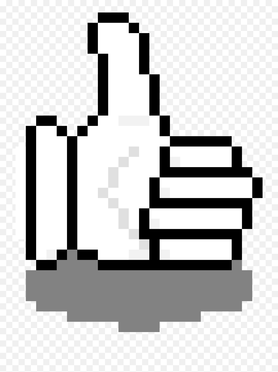Thumbs Up - Pixel Clipart Full Size Clipart 2000658 Yin And Yang Pixelated Emoji,Thumbs Up Emoji Png