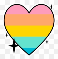 Rainbow Heart Gif - Girly Emoji