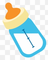 Baby Bottle Emoji Clipart - Png