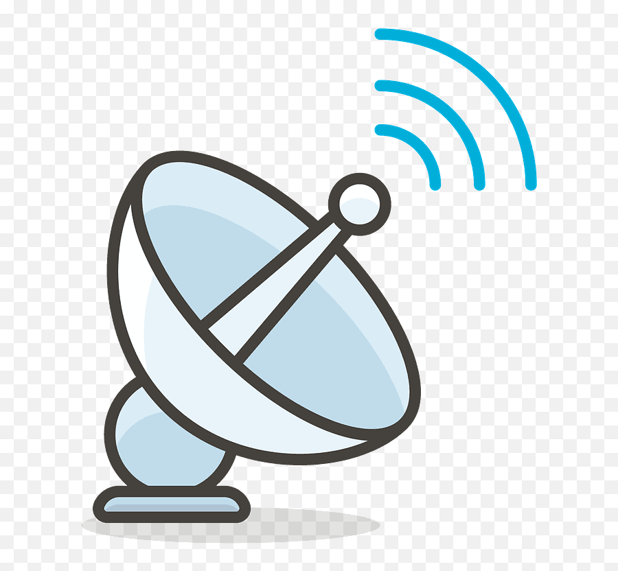 Satellite Antenna Emoji Clipart - Antena Dibujo,Satellite Emoji