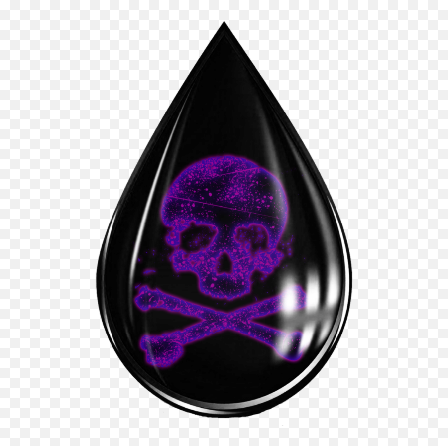 Drop Gota Poison Veneno Danger Peligro Endanger Hazard - Skull Emoji,Danger Emoji