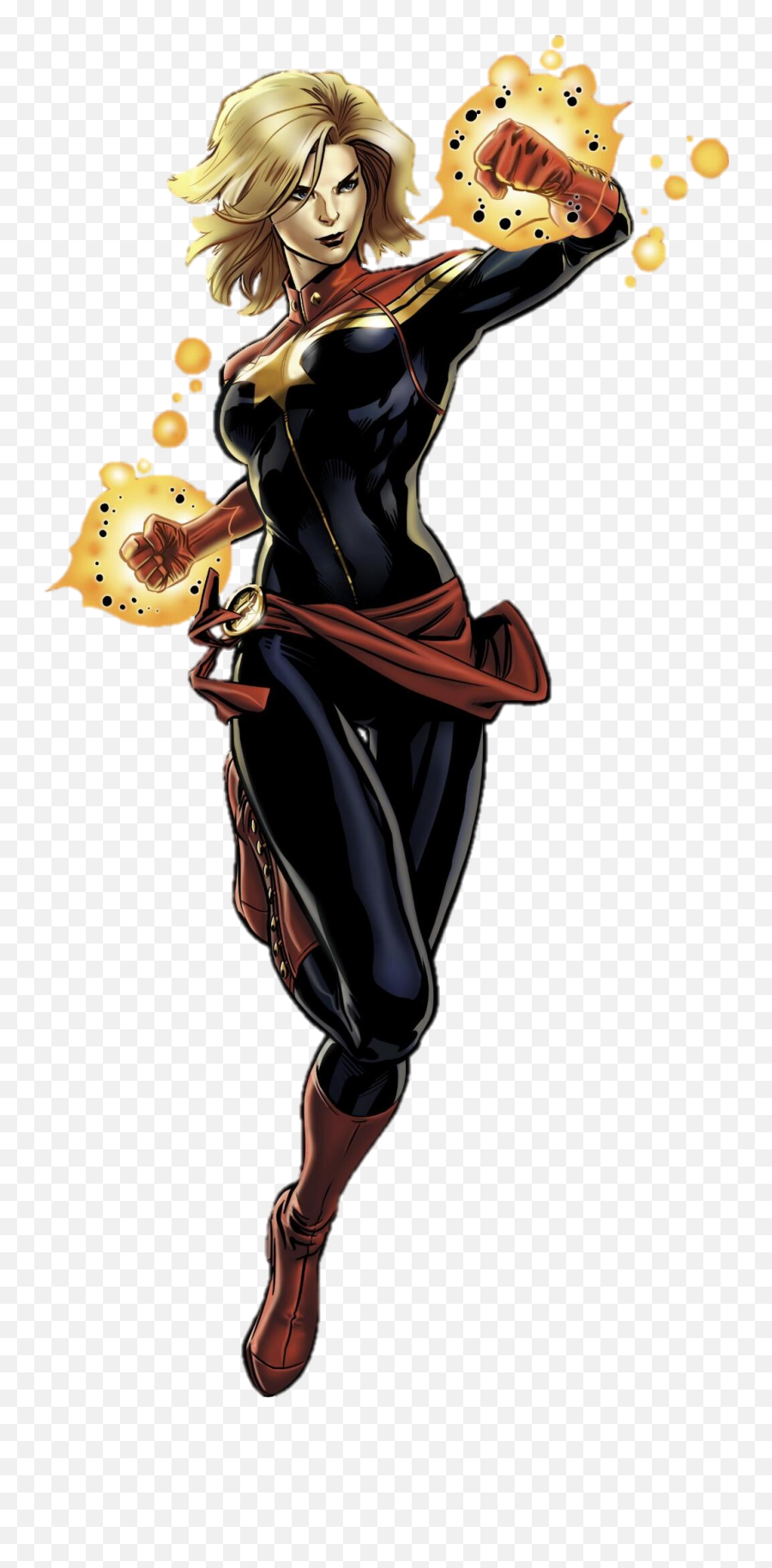 Captain Marvel Transparent Background - Captain Marvel Comics Png Emoji,Marvel Emojis