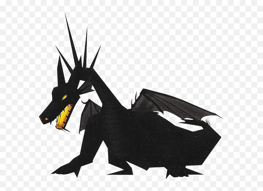 Maleficent Dragon - Origami Clipart Full Size Clipart Dragon Emoji,Origami Emoji