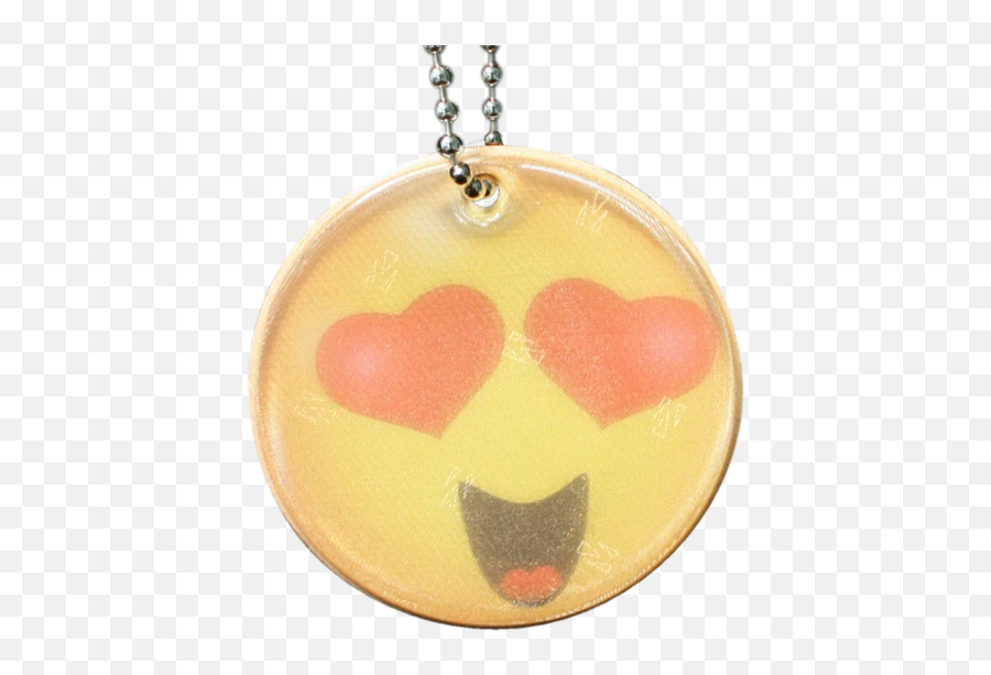 Soft Reflector Pendant - In Love U2013 Dark Aid Happy Emoji,Necklace Emoji