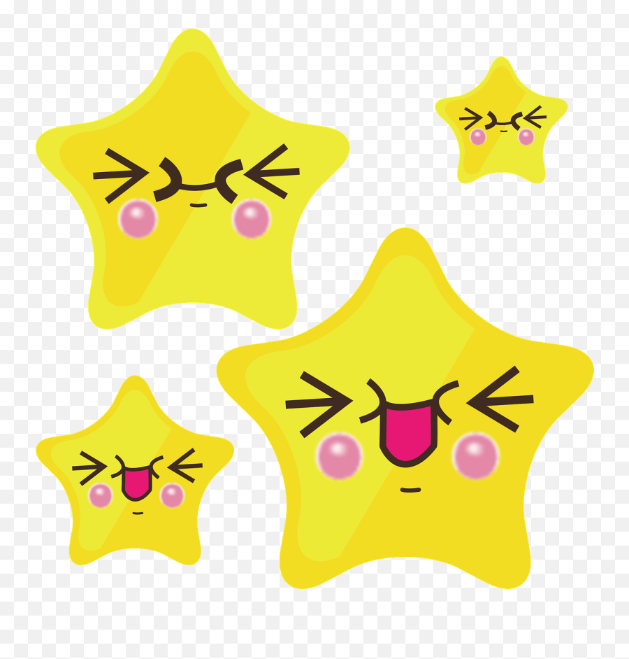Cartoon Stars Clipart - Portable Network Graphics Emoji,Dizzy Star Emoji