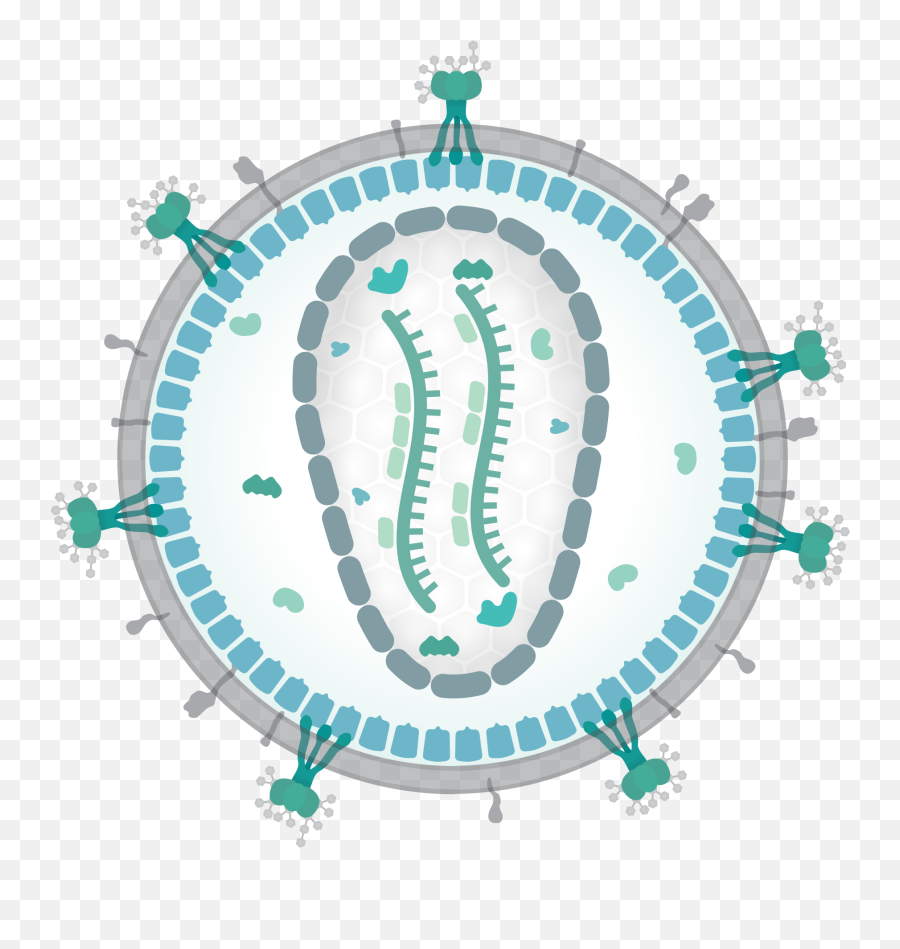 Virus - Hiv Diagram Emoji,Emojis Are Cancer