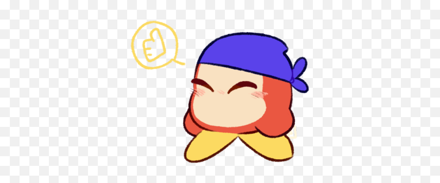 4d0 Tumblr Blog With Posts - Clip Art Emoji,Kirby Thinking Emoji