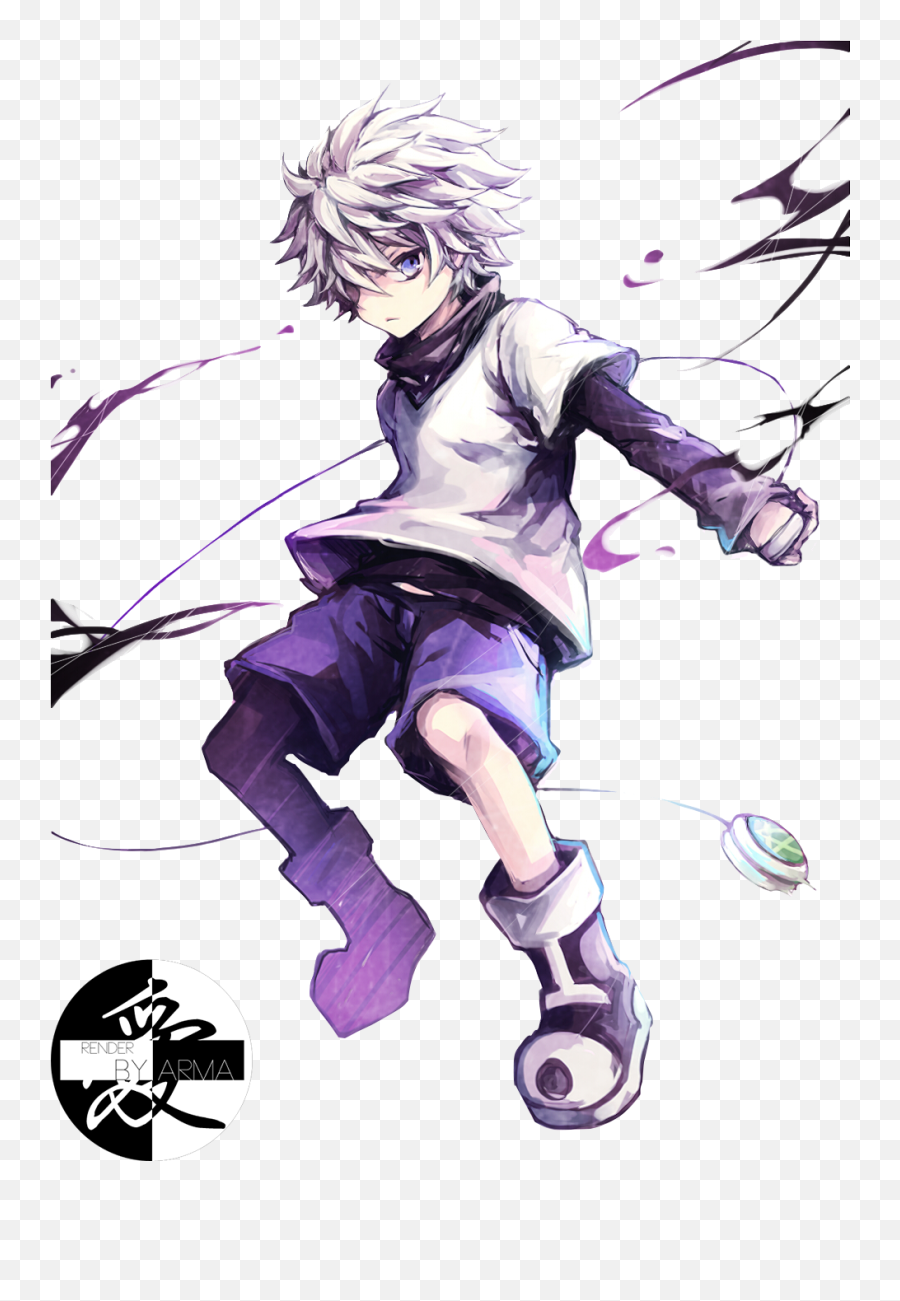 Hunter Anime Hunter X Hunter Killua - Killua Hunter X Hunter Render Emoji,Hisoka Emoji