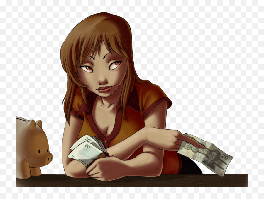 Girl With Money Psd Official Psds - For Women Emoji,Emoji Girl With Money