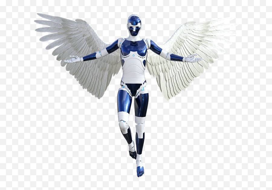 Angel God Heaven - Angel Robot Png Emoji,Emoji Heaven And Hell