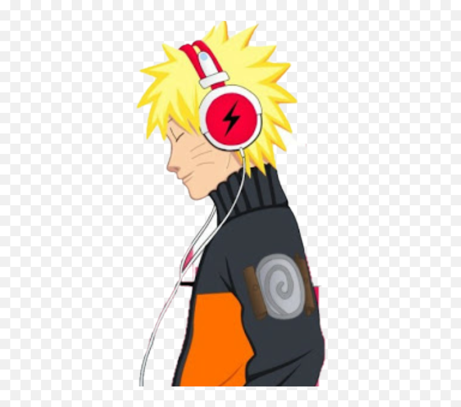 Naruto Listening Music - Listening To Music Png Emoji,Emoji Listening To Music