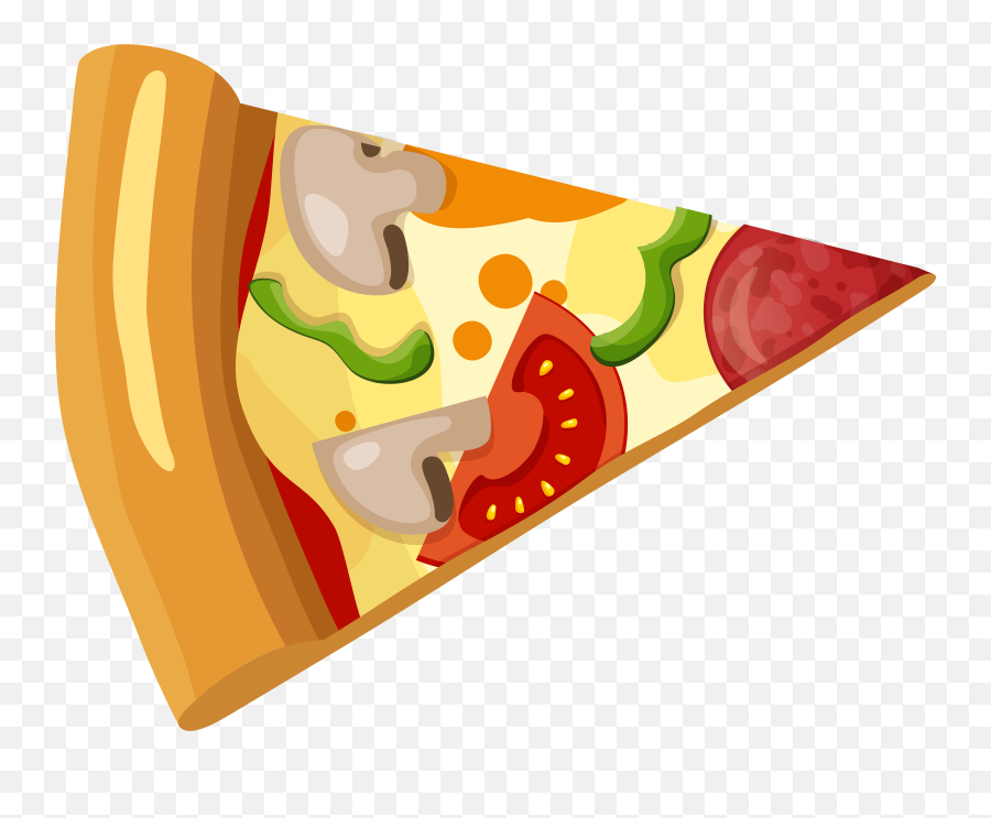 Emoji Clipart Pizza Emoji Pizza - Pizza Slice Clipart Png,Pizza Emoticon