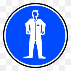 Sign Protective Clothing Mandatory - Clip Art Emoji,Crossing Arms Emoji