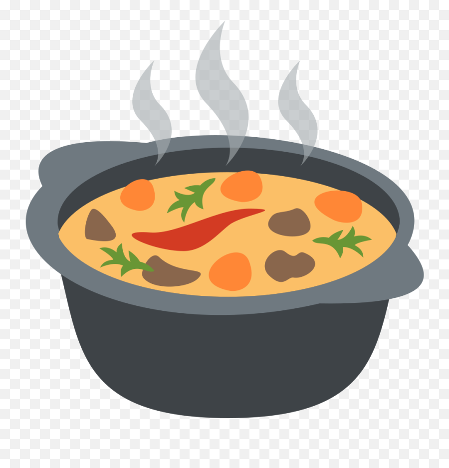 Emojione 1f372 - Hot Pot Clipart Emoji,Fire Emoji Png