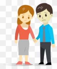 Sad Parents Clipart - Sad Couple Clipart Emoji,Multiracial Emoji