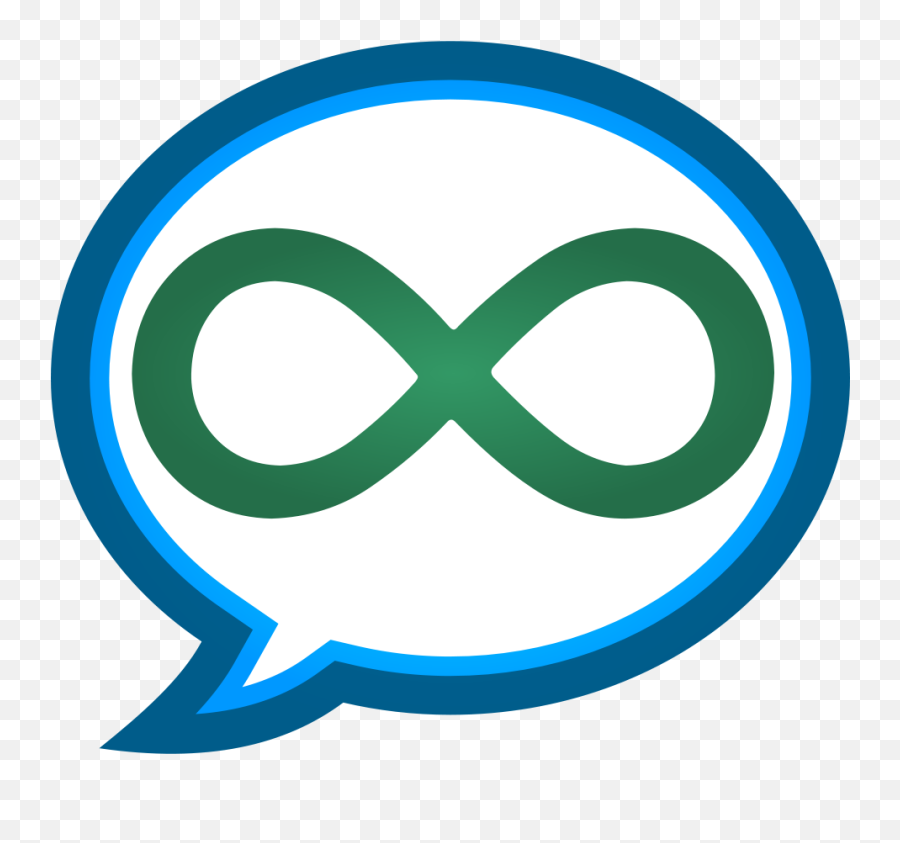Wiktlogo - Speech Balloon Emoji,Infinity Emoji Copy