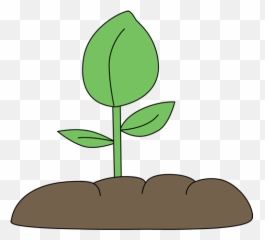 Bean Sprout - Cute Plants Clip Art Emoji,Bean Sprout Emoji
