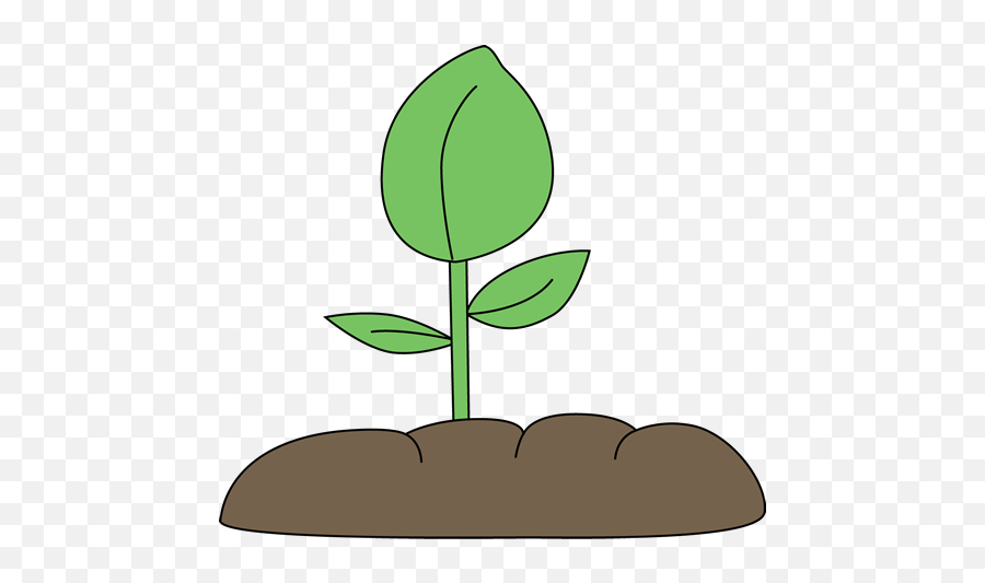 Bean Sprout - Cute Plants Clip Art Emoji,Bean Sprout Emoji
