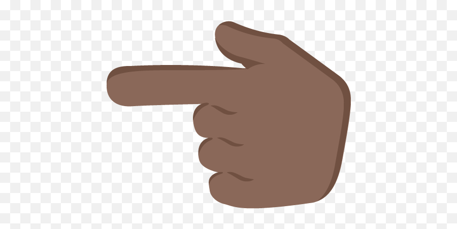 Dark Skin Tone Emoji Emoticon Vector - Sign,Pointing Emoji Png