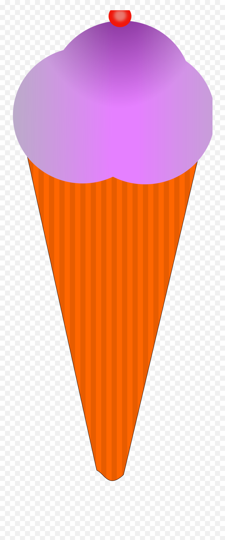 Illustration Of An Ice Cream Cone - Ice Cream Cone Emoji,Ice Cream Sundae Emoji 2