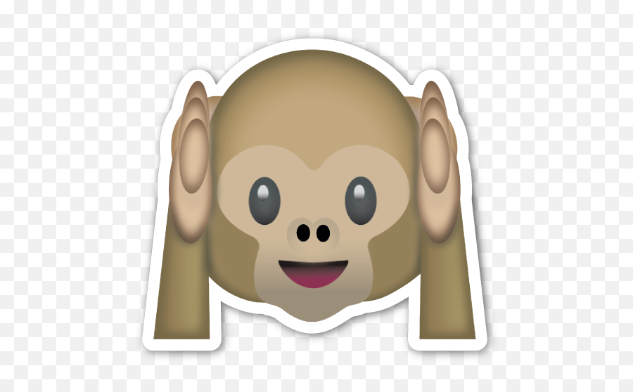 Emoji Png Monkey Picture - Monkey Emoji Sticker,Monkey Emoji Png
