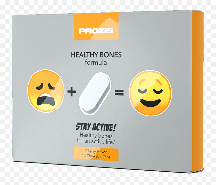 Healthy Bones 15 Chewable Tabs - Prozis My Box Healthy Emoji,Bone Emoticon