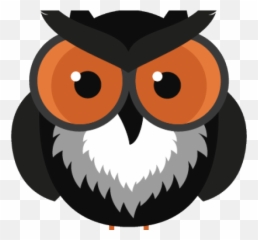 Scary Clipart Free Art stock illustrations - Halloween Owl Emoji