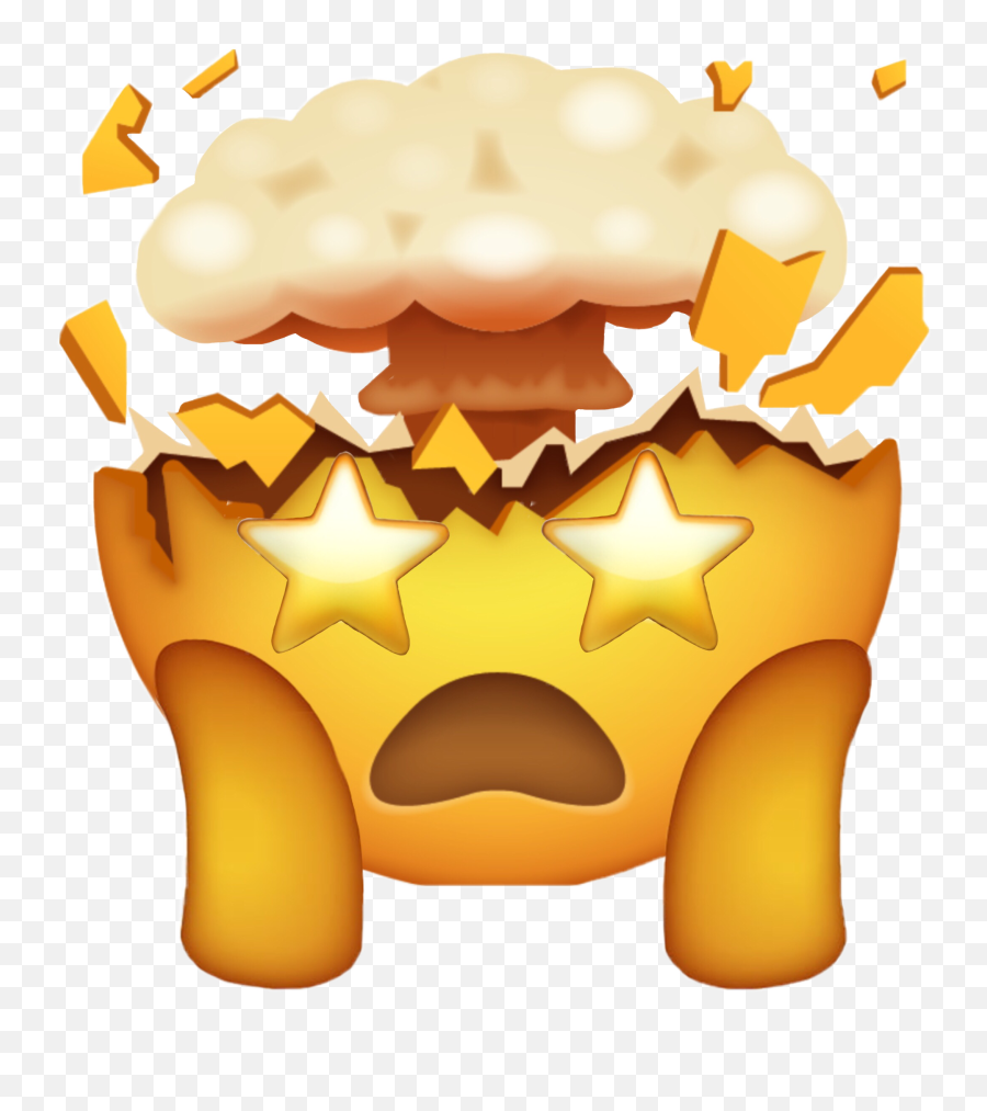 New Emoji Whattt Explosion Emoji - Head Explosion Emoji Png,Woah Emoji
