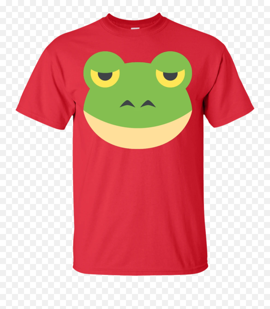 Frog Face Emoji T - Shirt,Emoji Tee Shirt