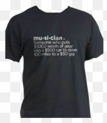 Shirt Black Tshirt Music Clothes - Active Emoji