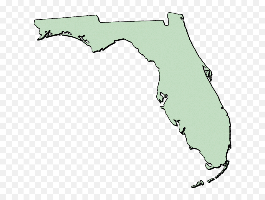 Florida Clipart Transparent - Florida Map Clipart Emoji,Florida Flag Emoji